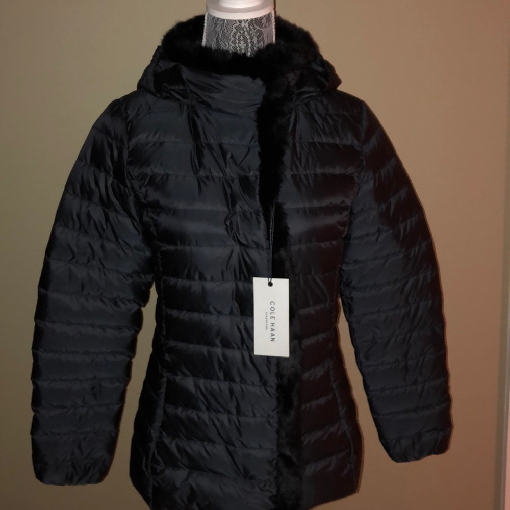 NWT Cole Haan Signature Puffer Coat - Picture 2 of 5